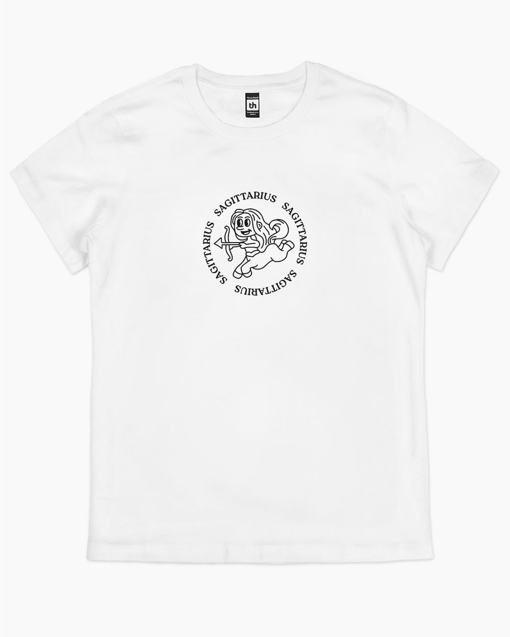 Sagittarius T-Shirt Australia Online #colour_white