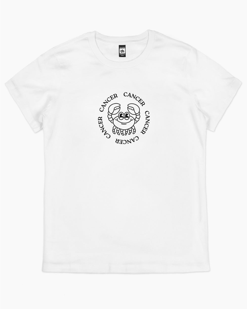Cancer T-Shirt Australia Online #colour_white