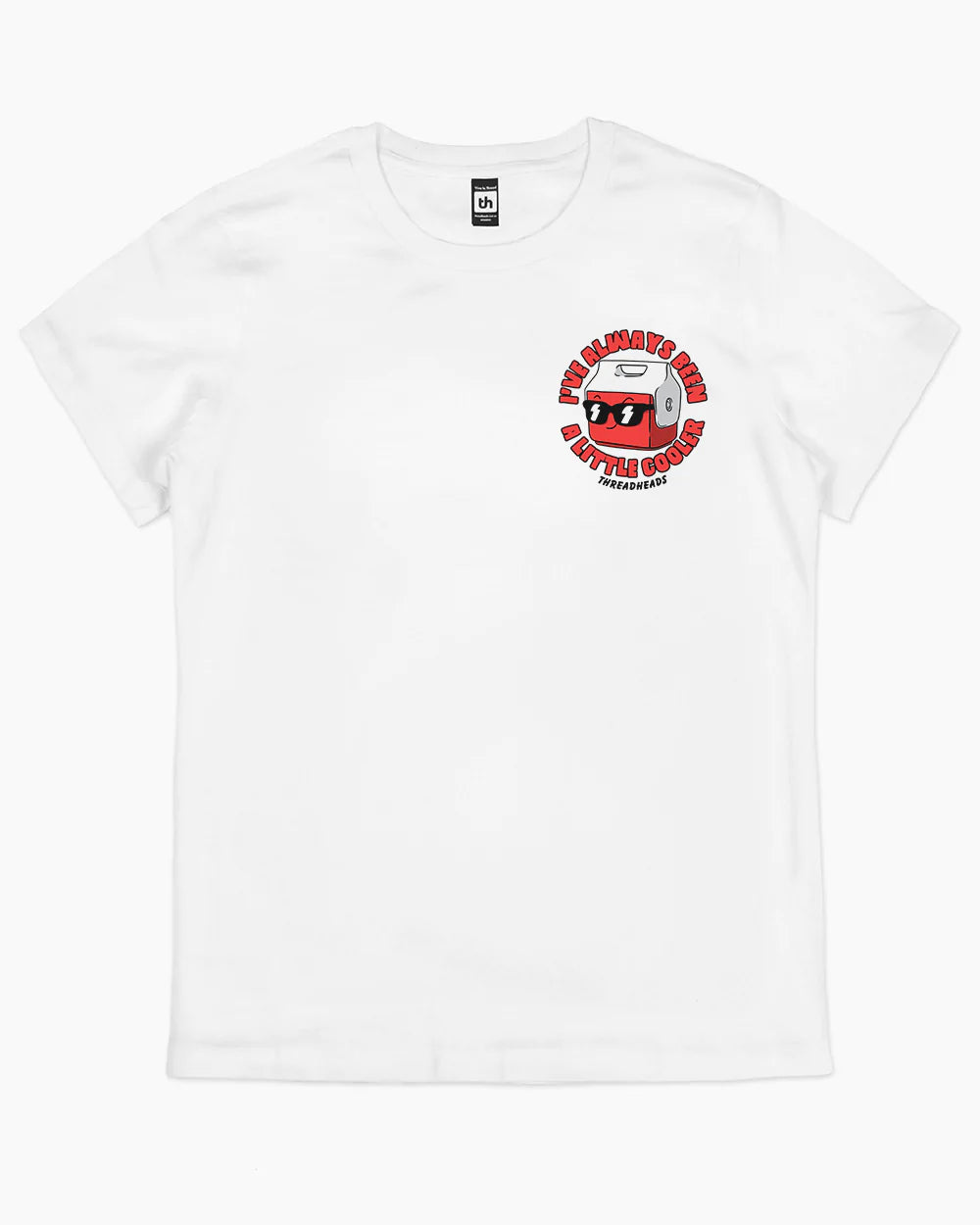 Chill Out Cooler T-Shirt Australia Online #colour_white