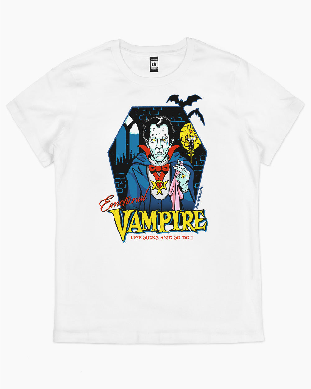 Emotional Vampire T-Shirt Australia Online #colour_white