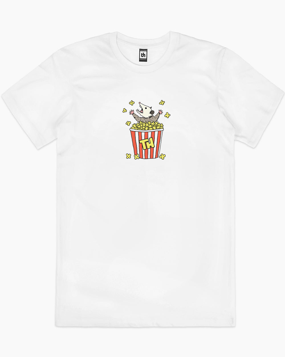 Popcorn Surprise T-Shirt Australia Online #colour_white