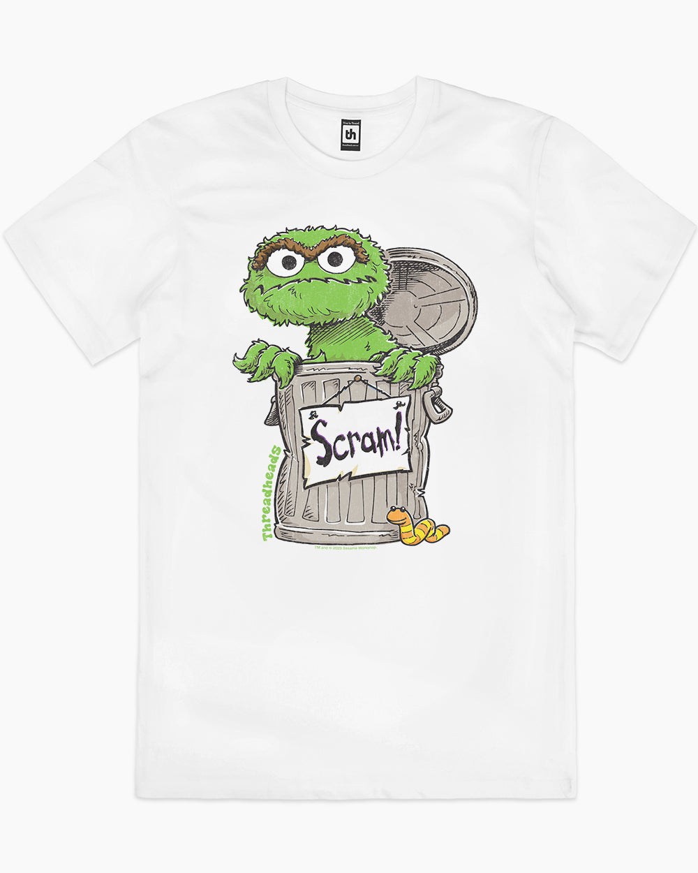 Oscar Scram T-Shirt Australia Online #colour_white