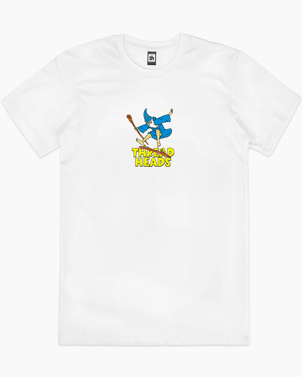 Skating Wizard T-Shirt Australia Online #colour_white