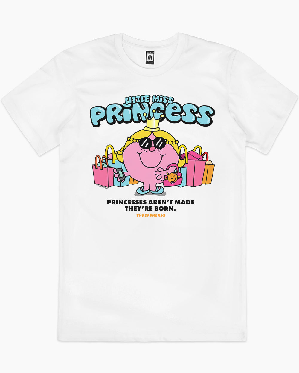 Little Miss Princess T-Shirt Australia Online #colour_white