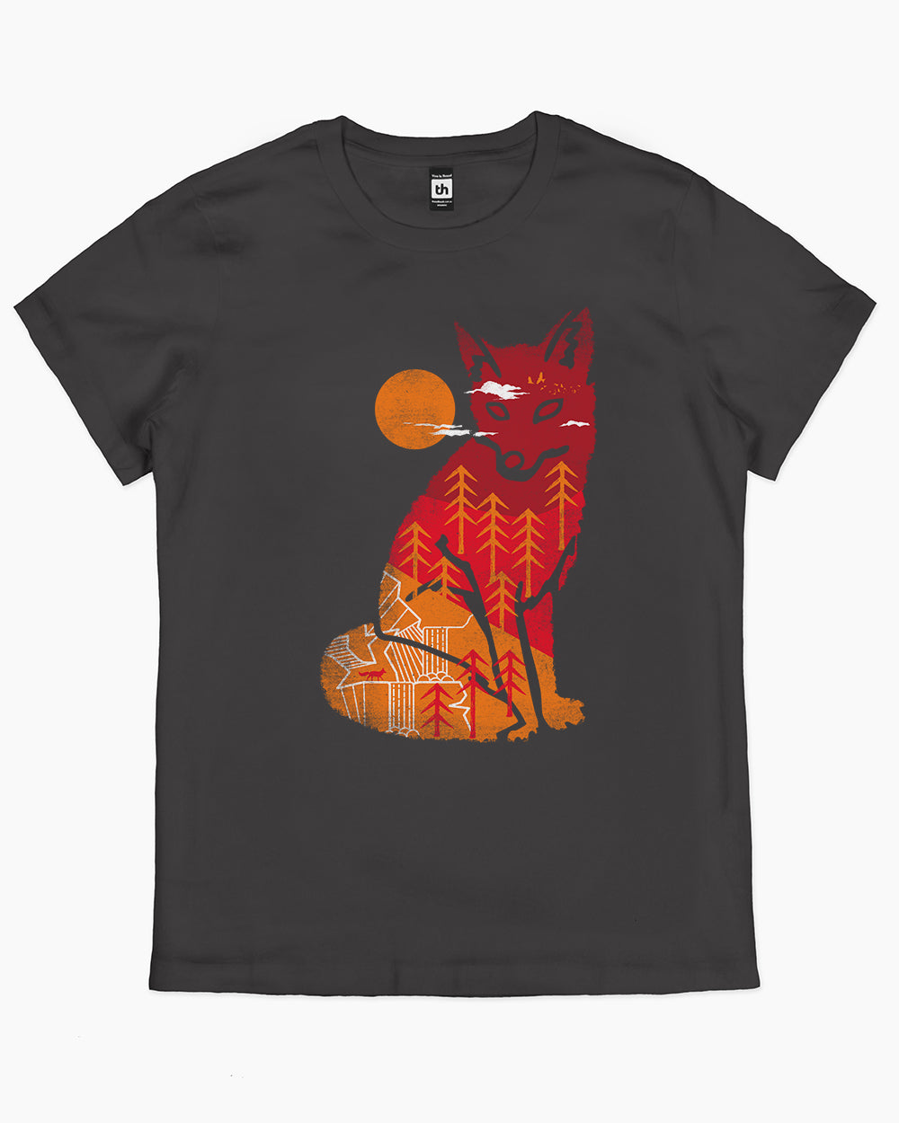 Wild Is The Fox T-Shirt Australia Online #colour_coal