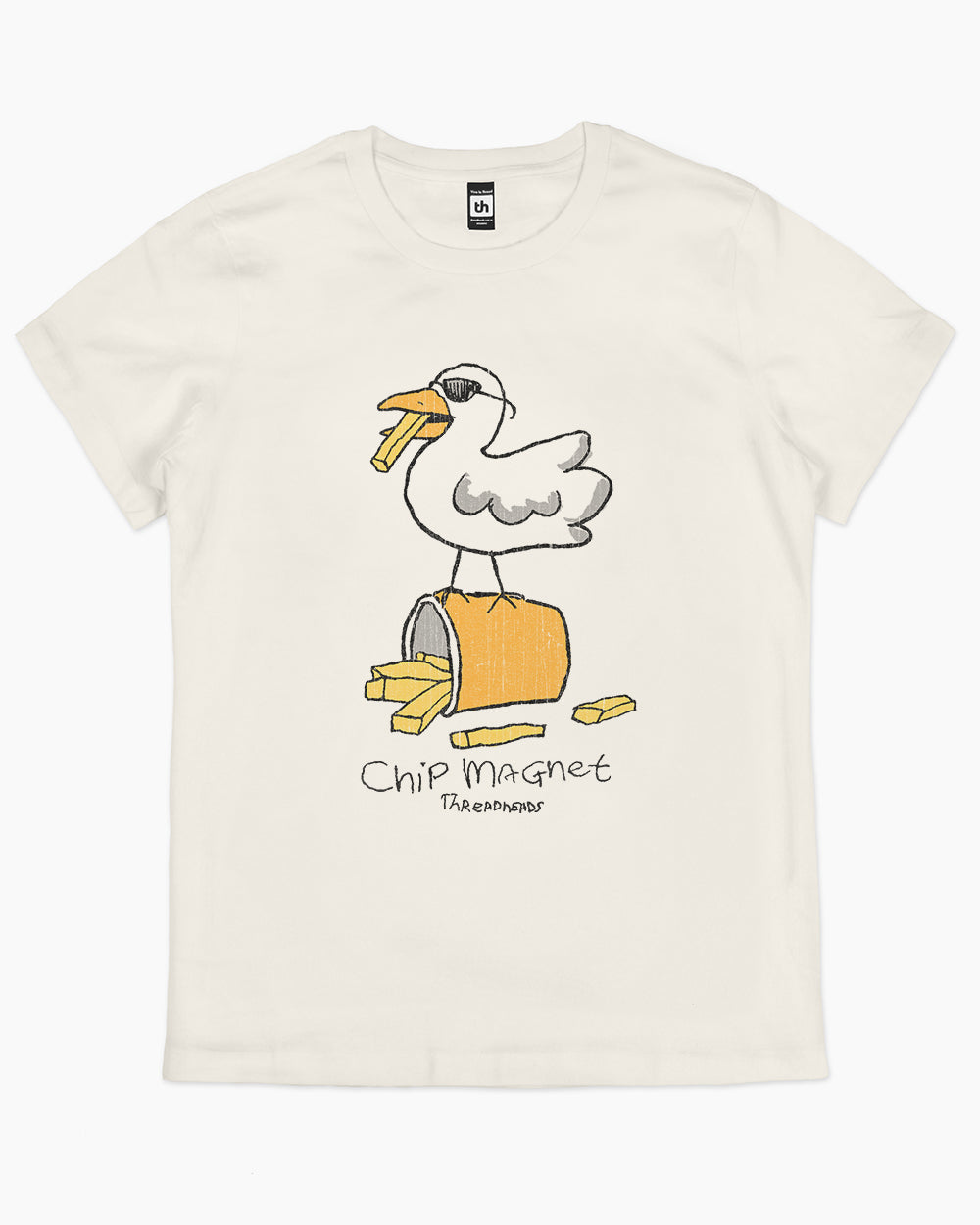 Chip Magnet T-Shirt Australia Online #colour_natural