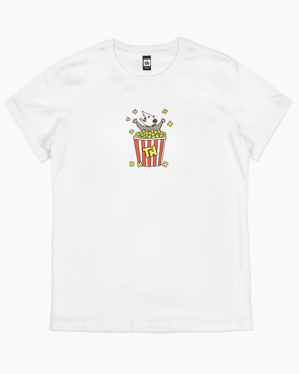 Popcorn Surprise T-Shirt Australia Online #colour_white