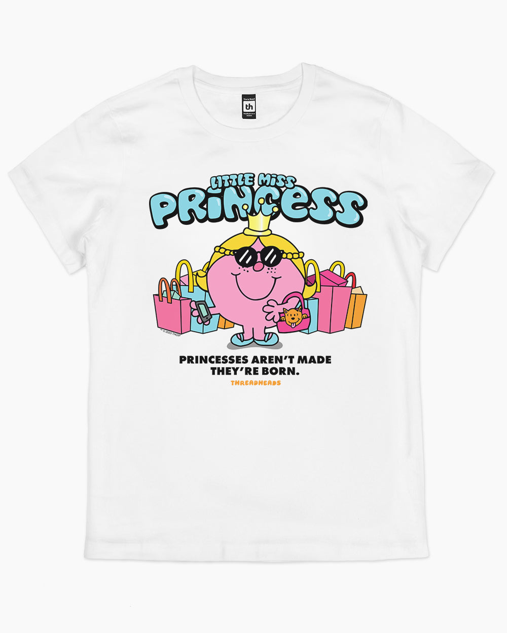Little Miss Princess T-Shirt Australia Online #colour_white
