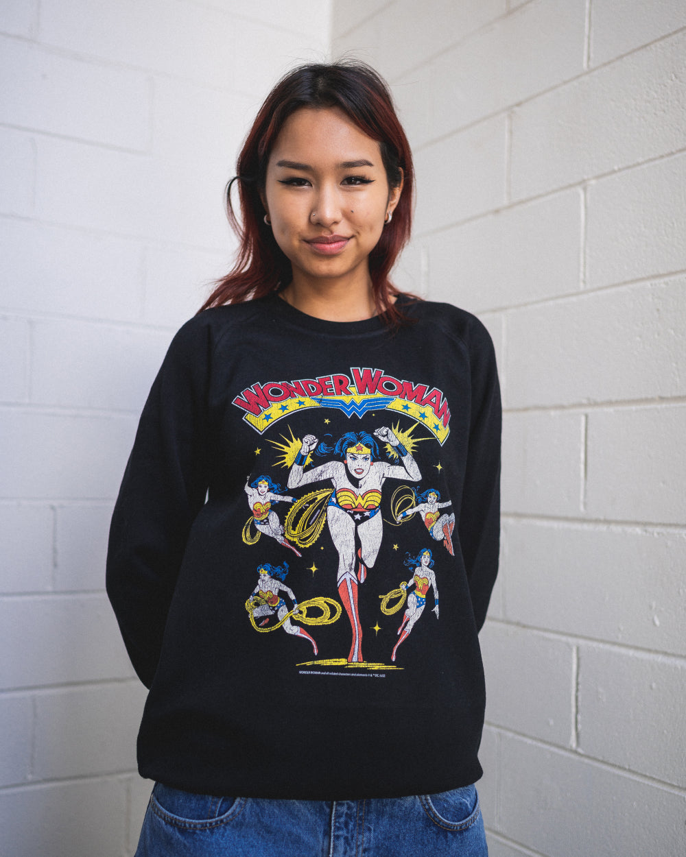 Wonder Woman Sweater Australia Online #colour_black