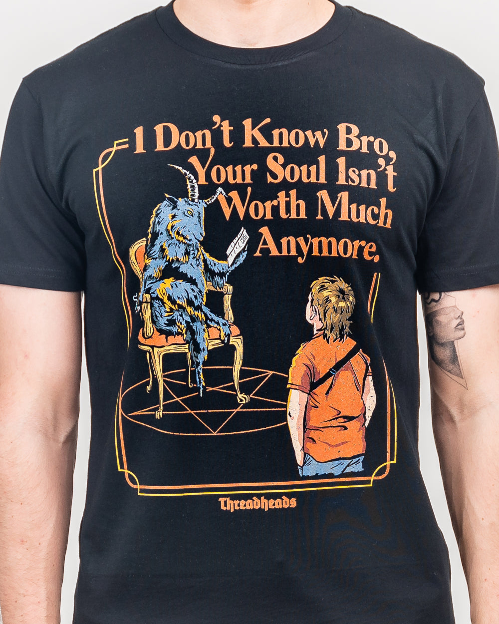 Worthless Soul T-Shirt Australia Online #colour_black