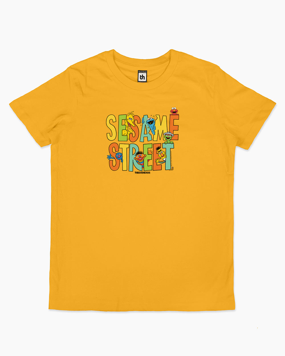 Sesame Street Friends Kids T-Shirt Australia Online #colour_yellow