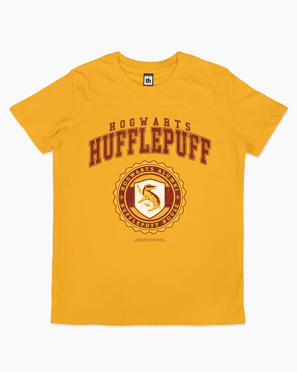 Hufflepuff College Kids T-Shirt Australia Online #colour_yellow
