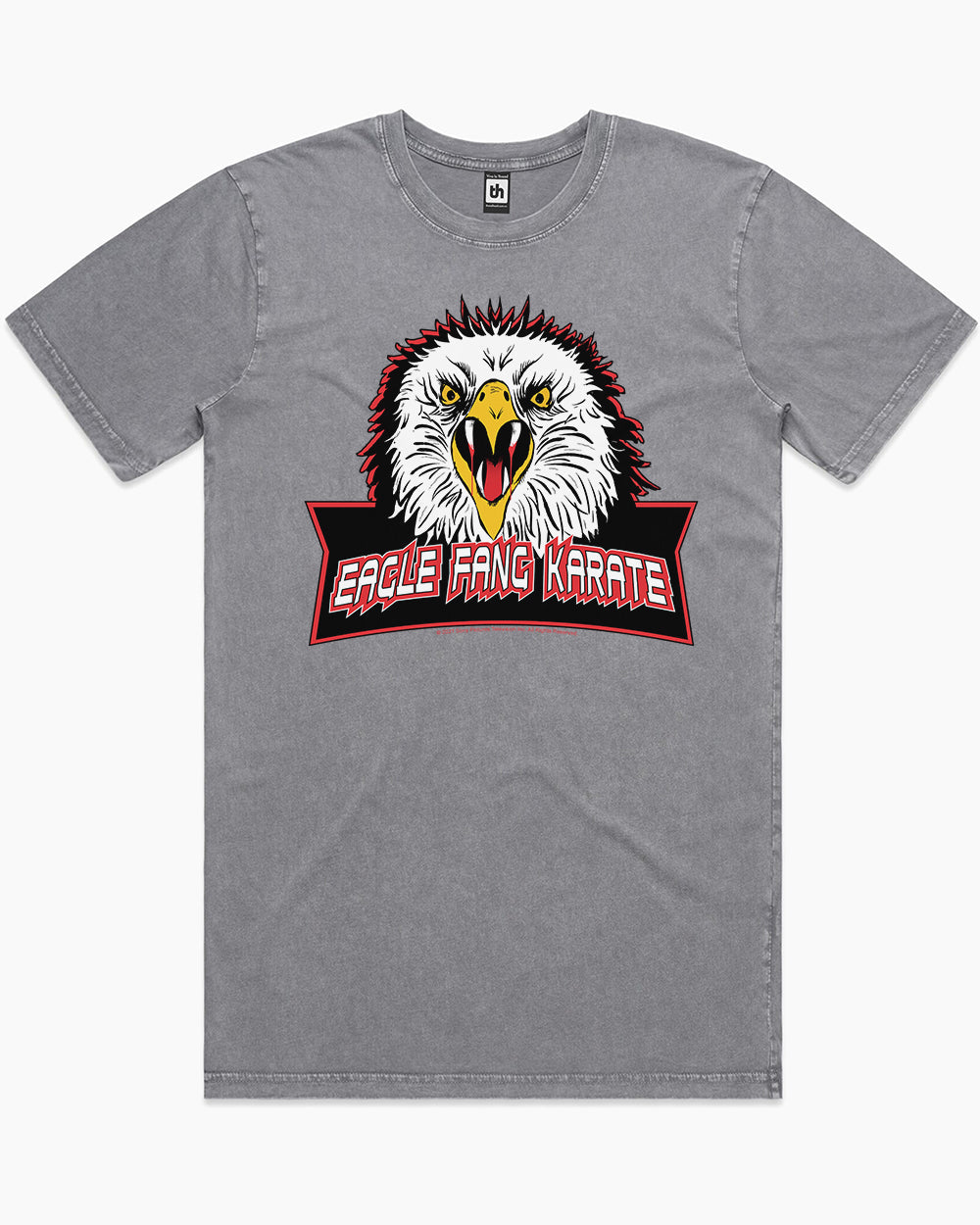 Eagle Fang Karate Logo Stonewash Tee Australia Online #colour_ash stone