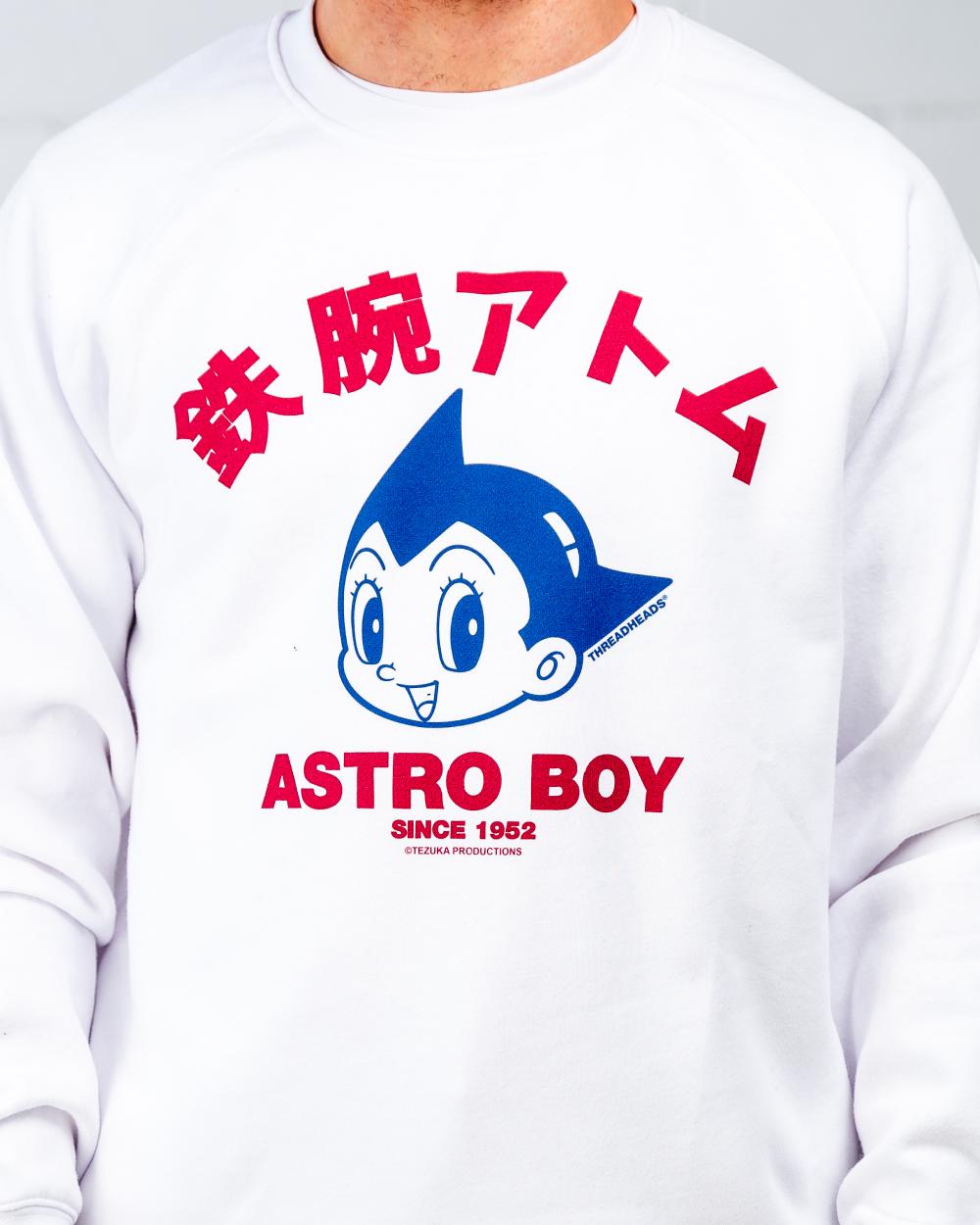 Astro Boy Face Sweater Australia Online #colour_white