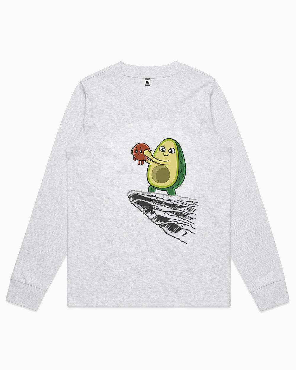 Avocado King Long Sleeve Australia Online #colour_grey