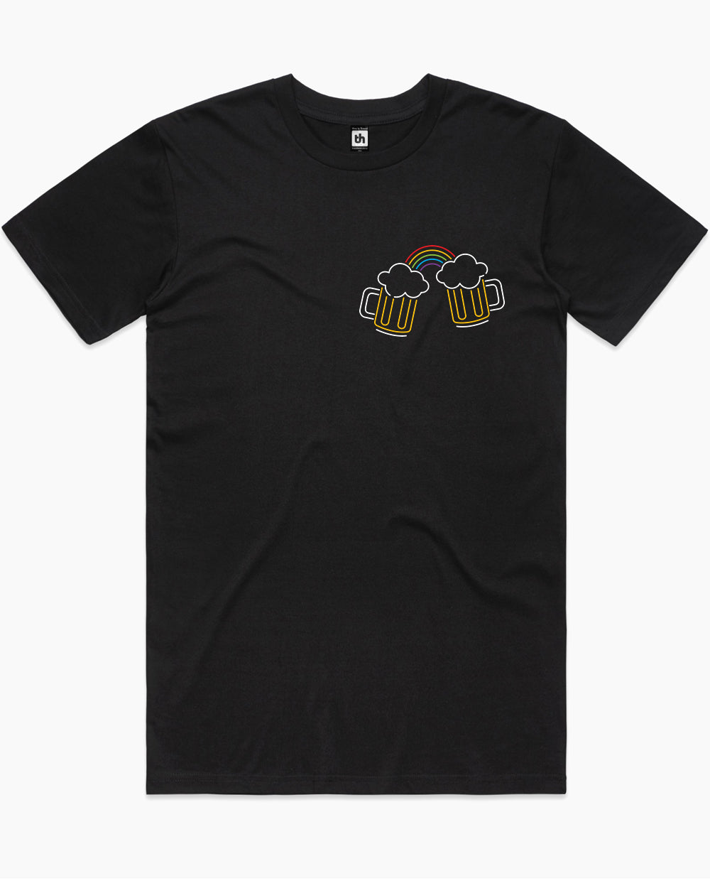 Beer Rainbow T-Shirt Australia Online #colour_black