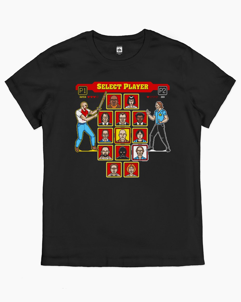 8 Bit Pulp T-Shirt Australia Online #colour_black