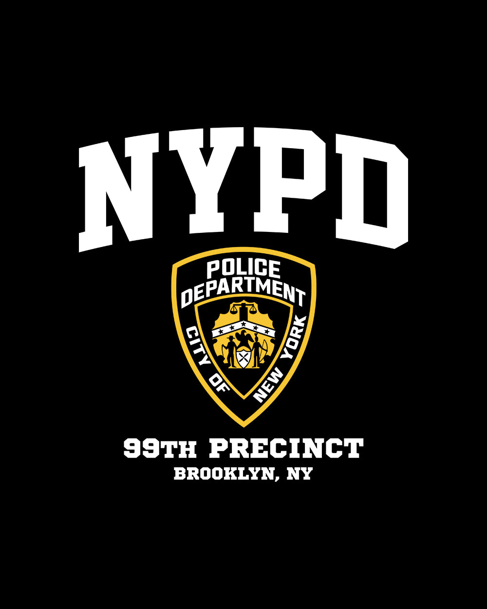 99th Precinct Kids T-Shirt Australia Online #colour_black