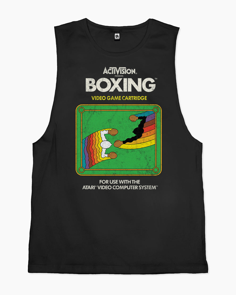 Boxing Vintage Tank Australia Online #colour_black