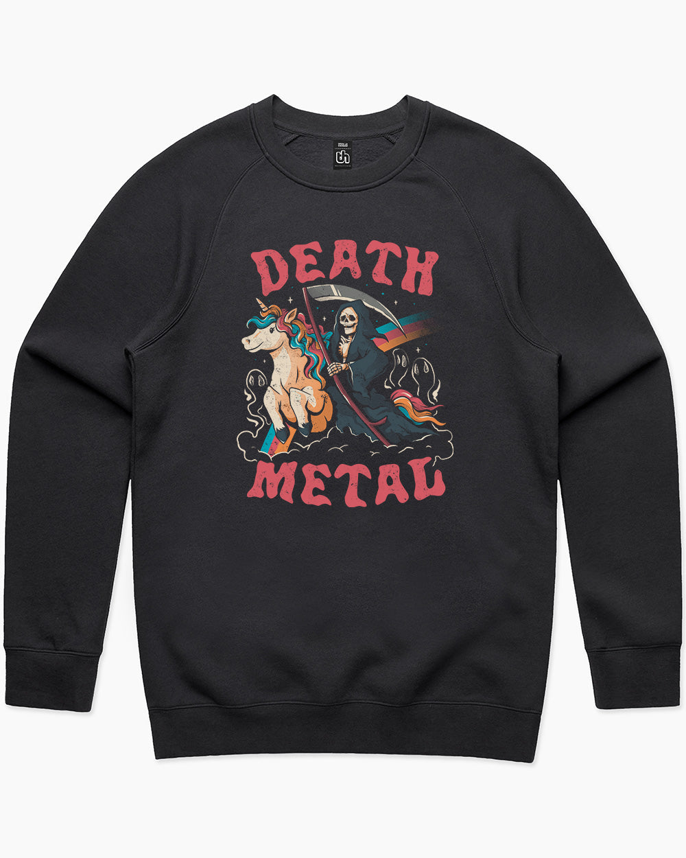 Death Metal Sweater Australia Online #colour_black