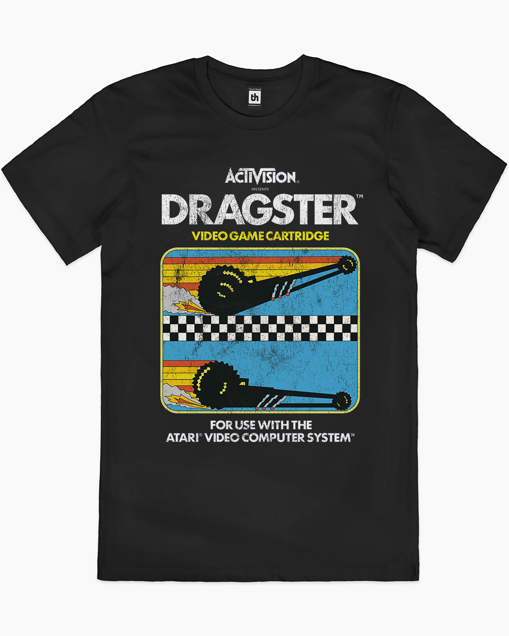 Dragster Vintage T-Shirt Australia Online #colour_black
