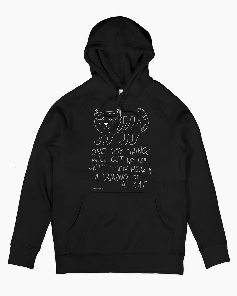Drawing Of A Cat Hoodie Australia Online #colour_black