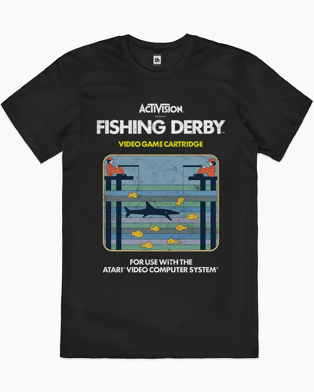 Fishing Derby Vintage T-Shirt Australia Online #colour_black