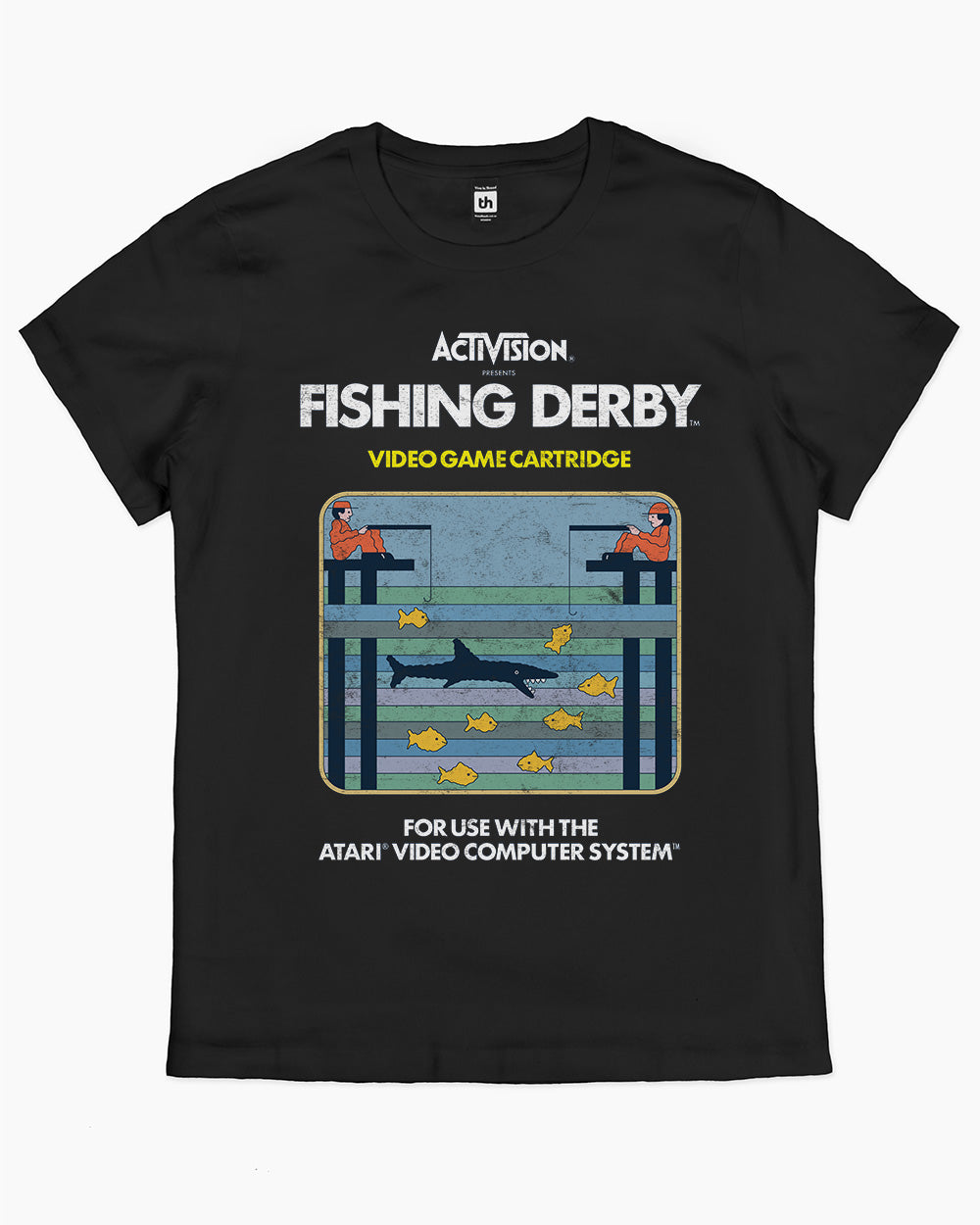 Fishing Derby Vintage T-Shirt Australia Online #colour_black