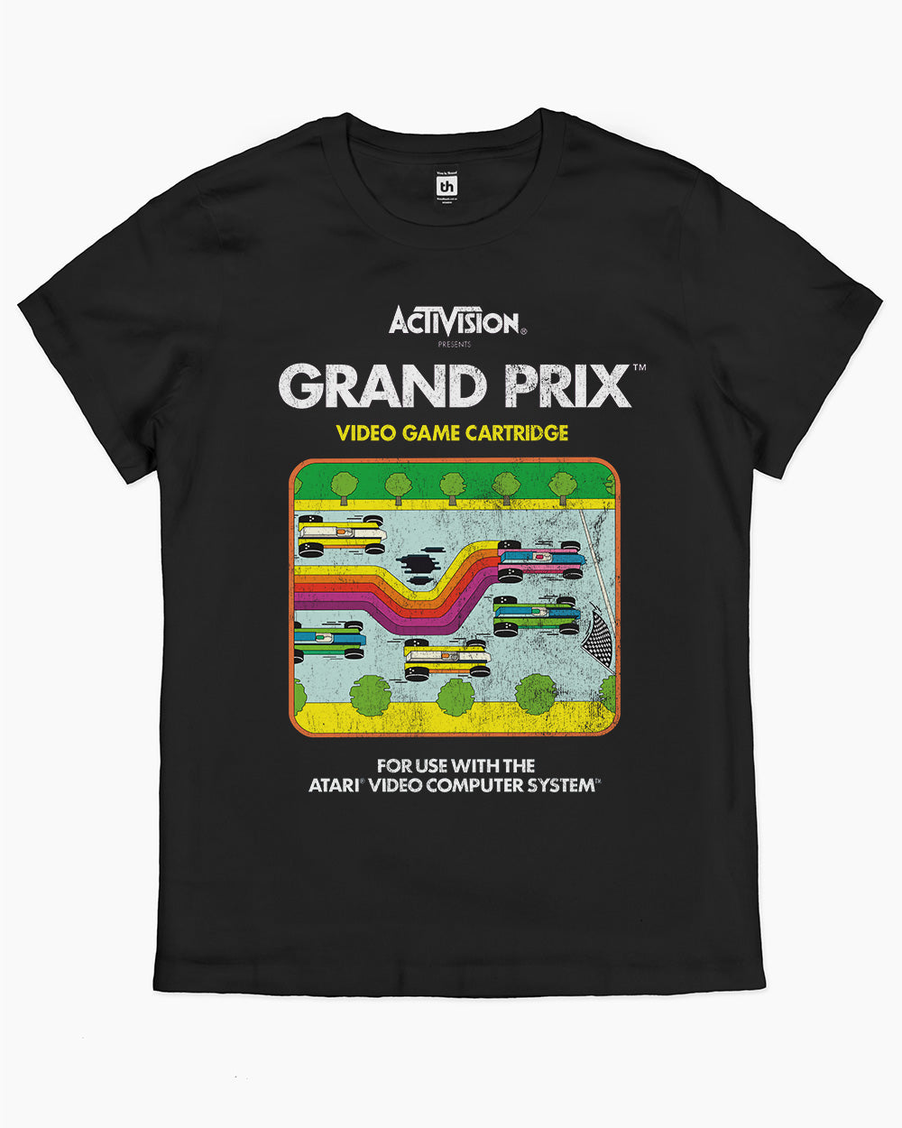 Grand Prix Vintage T-Shirt Australia Online #colour_black