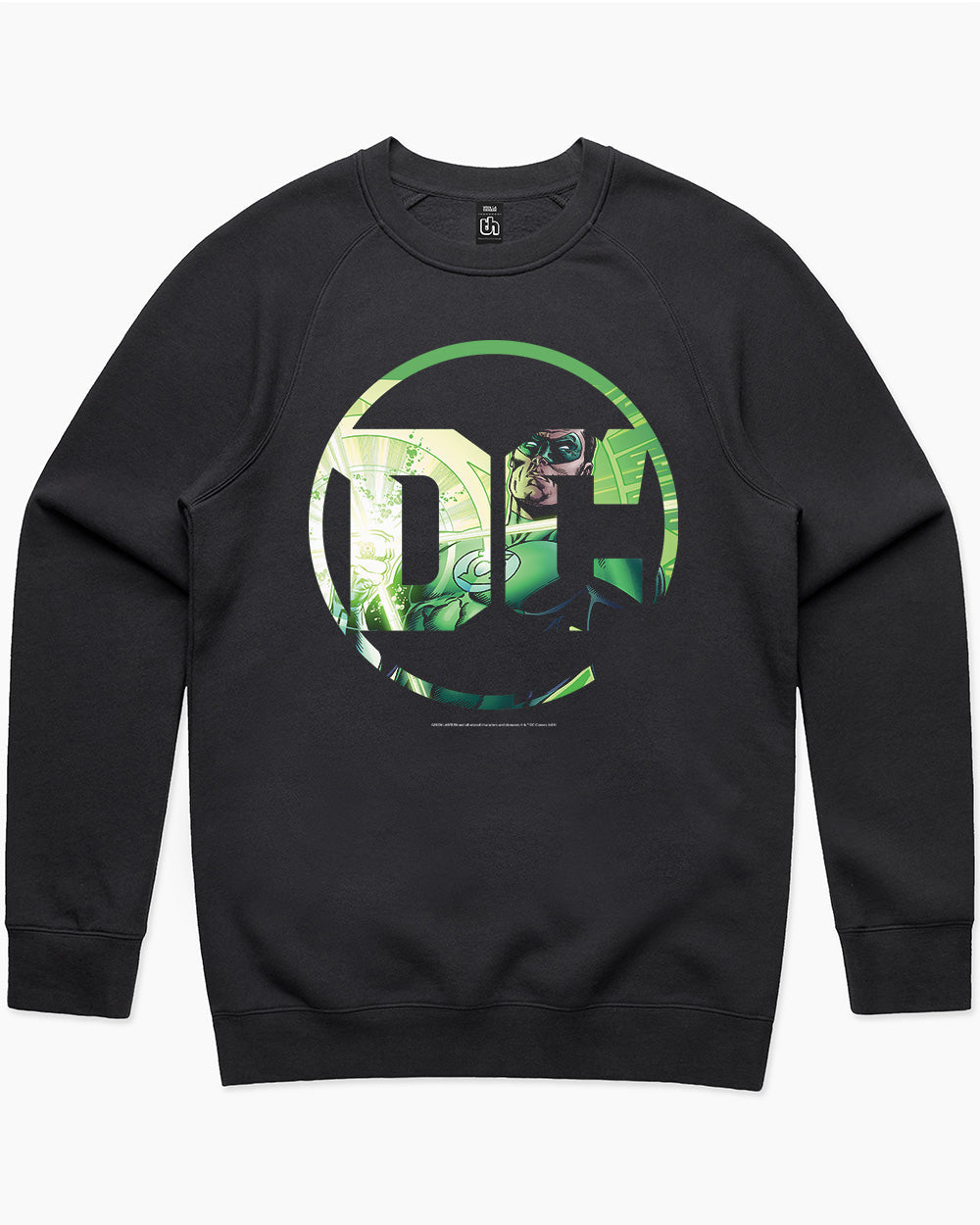 Green Lantern DC Logo Sweater Australia Online #colour_black