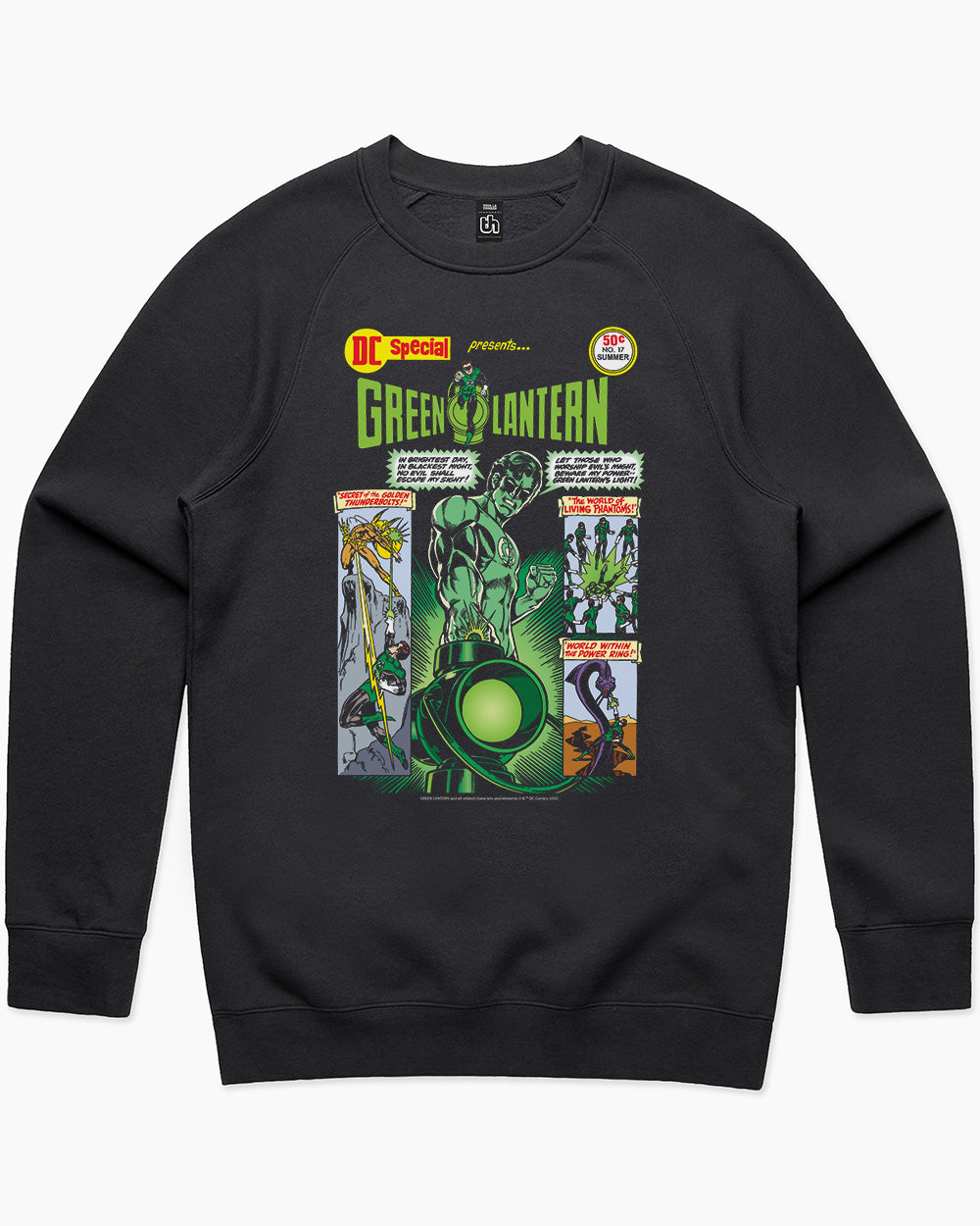 Green Lantern DC Special Sweater Australia Online #colour_black
