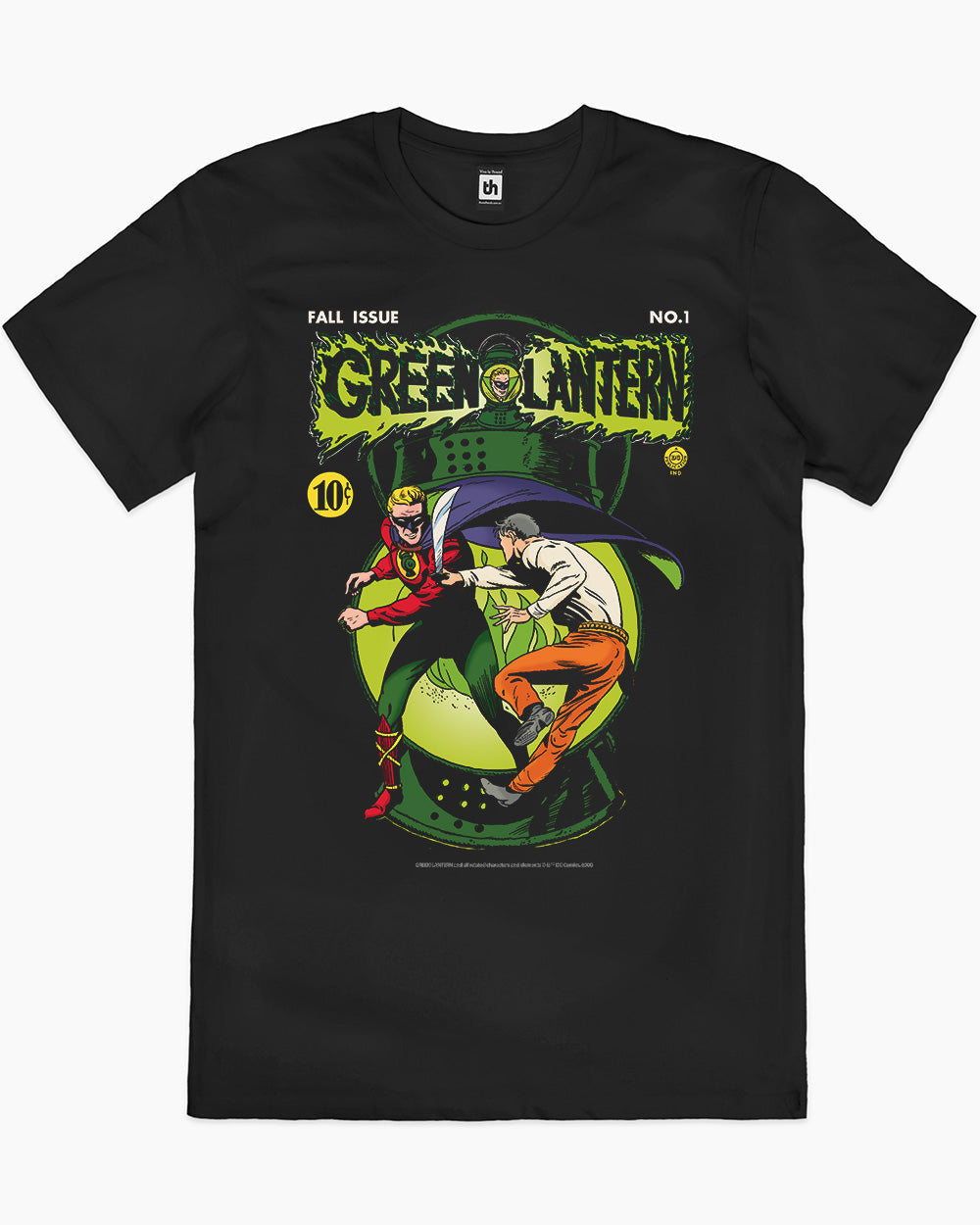 Green Lantern Fall Issue T-Shirt Australia Online #colour_black