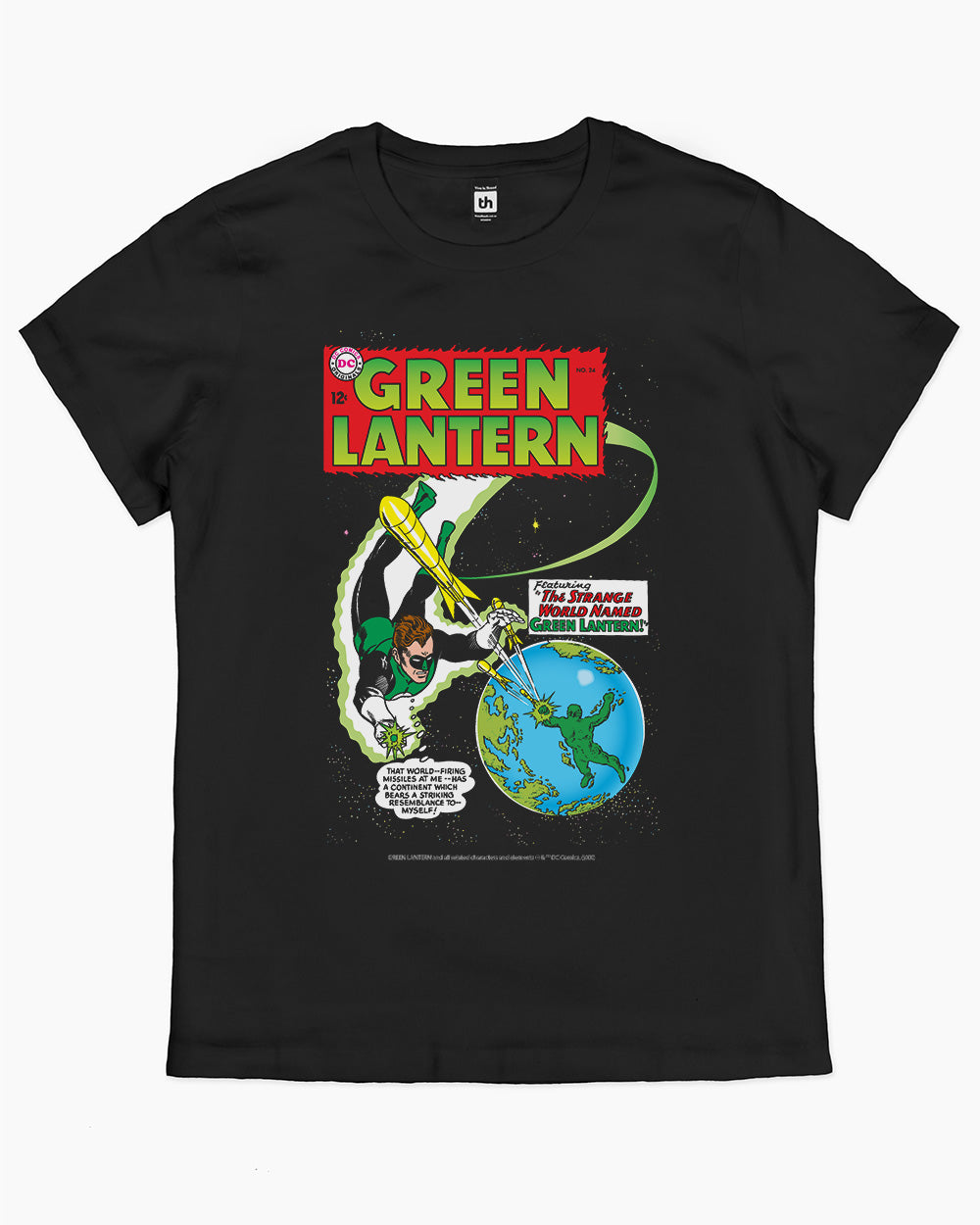 Green Lantern Strange world T-Shirt Australia Online #colour_black
