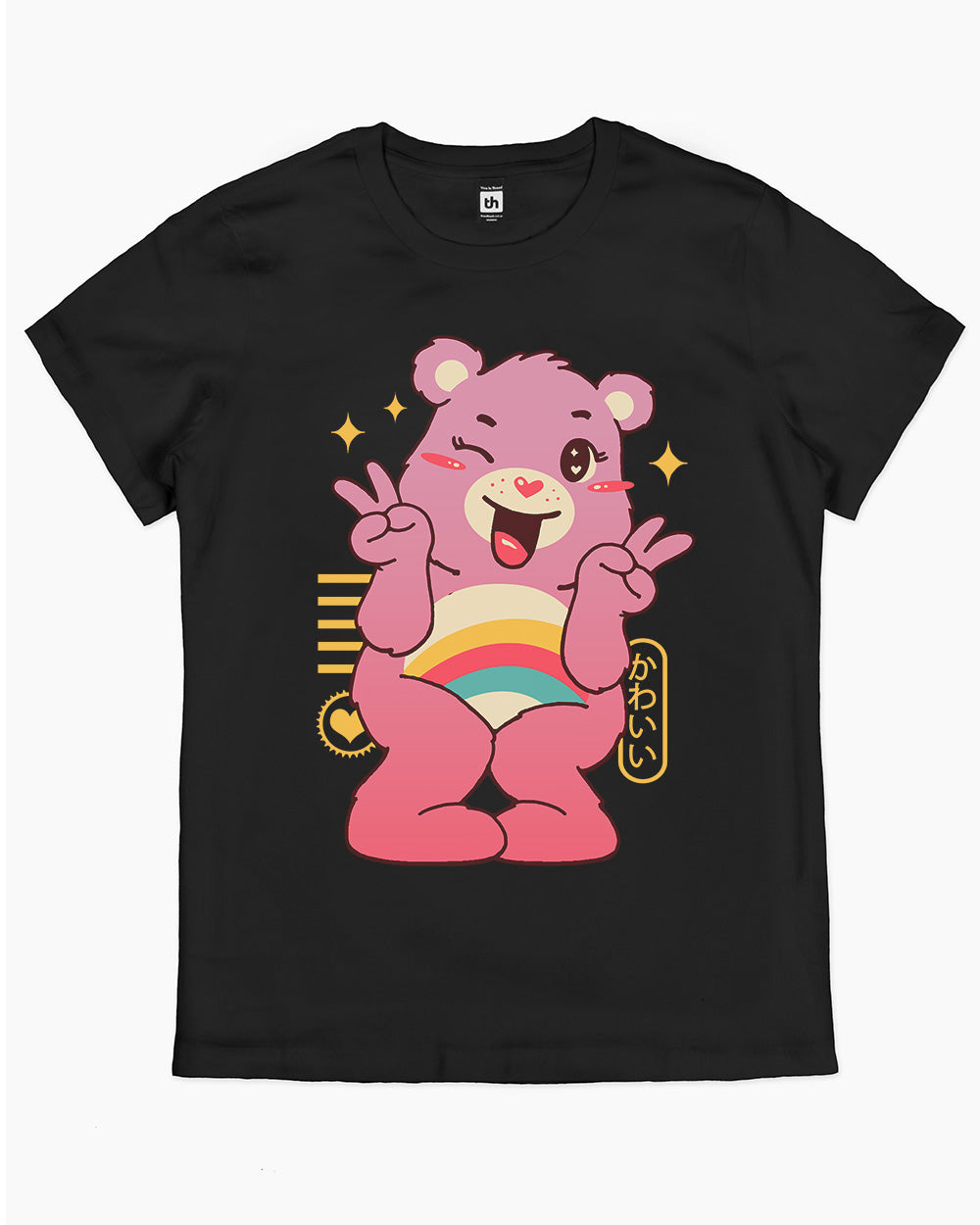 Kawaii Care Bears T-Shirt Australia Online #colour_black