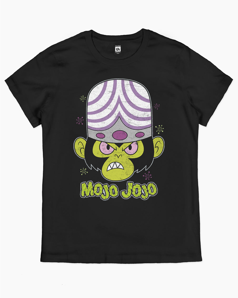 Mojo Jojo Head T-Shirt Australia Online #colour_black