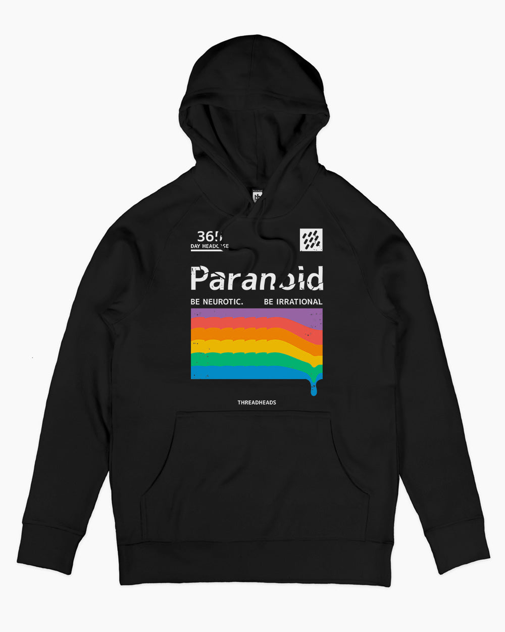 Paranoid Irrational Hoodie Australia Online #colour_black