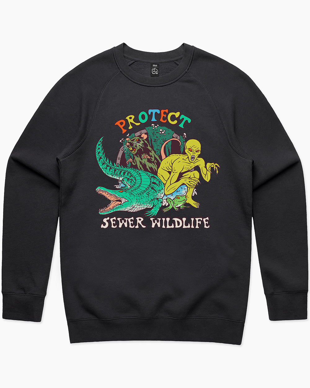 Protect Sewer Wildlife Sweater Australia Online #colour_black
