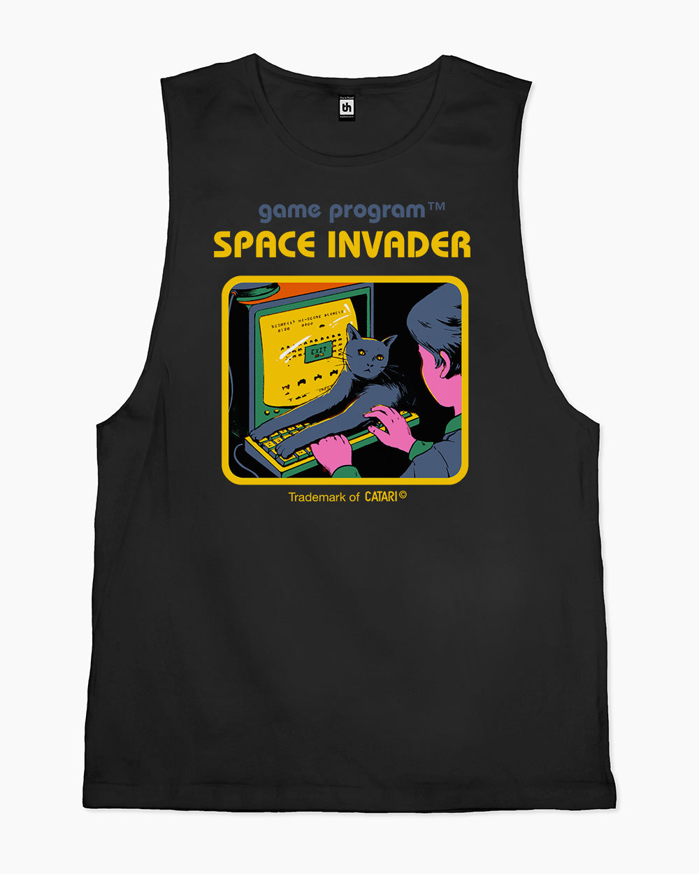 Space Invader Tank Australia Online #colour_black