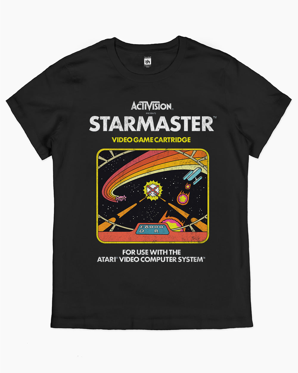 Starmaster Vintage T-Shirt Australia Online #colour_black