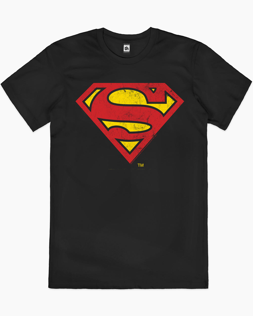Superman Classic Logo T-Shirt Australia Online #colour_black