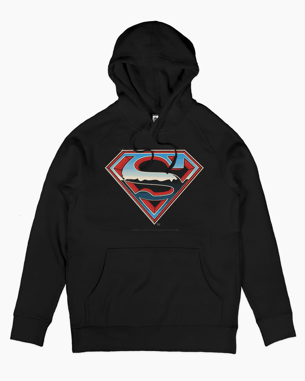 Superman Vintage Logo Hoodie Australia Online #colour_black