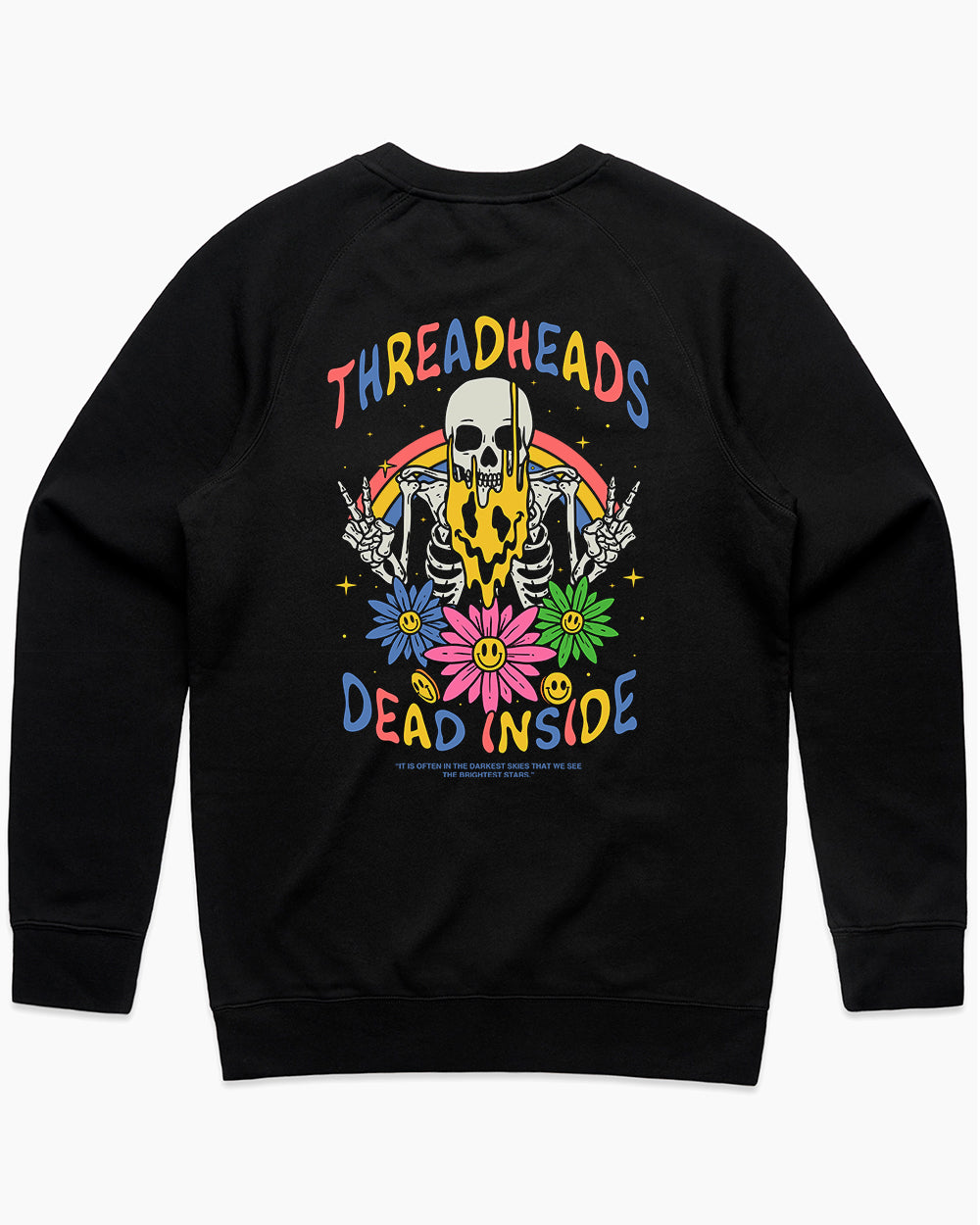 Melting Dead Inside Sweater Australia Online #colour_black