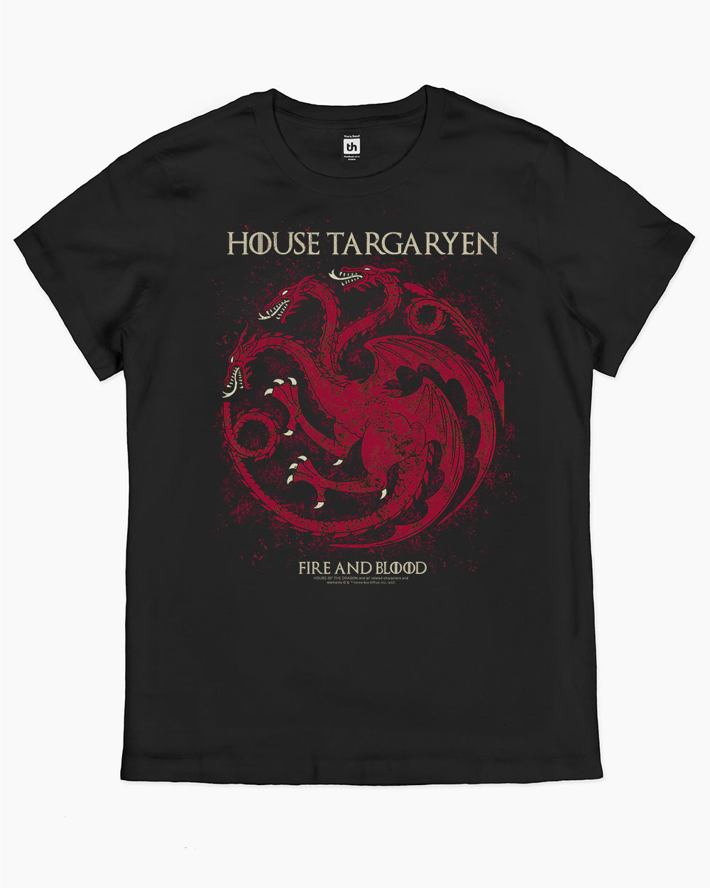 Targaryen Sigil T-Shirt Australia Online #colour_black