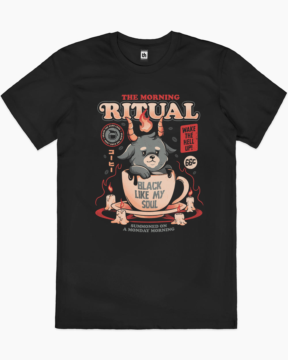 The Morning Ritual T-Shirt Australia Online #colour_black