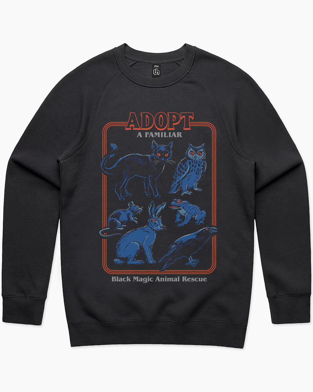 Adopt a Familiar Sweater Australia Online #colour_black