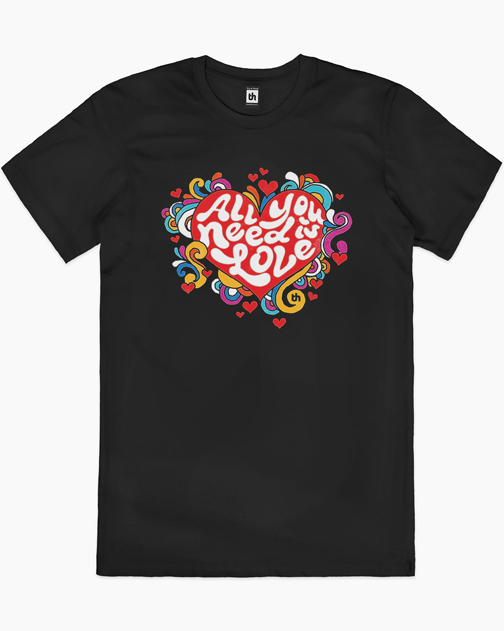All You Need is Love T-Shirt Australia Online #colour_black