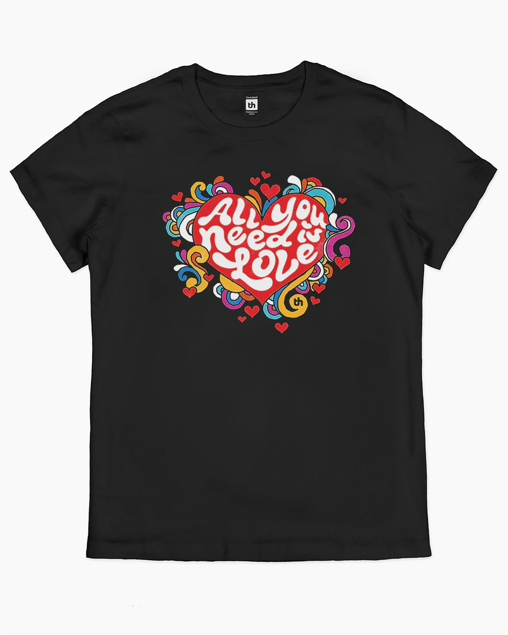 All You Need is Love T-Shirt Australia Online #colour_black