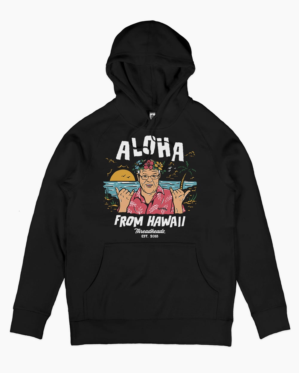 Aloha from Hawaii Hoodie Australia Online #colour_black