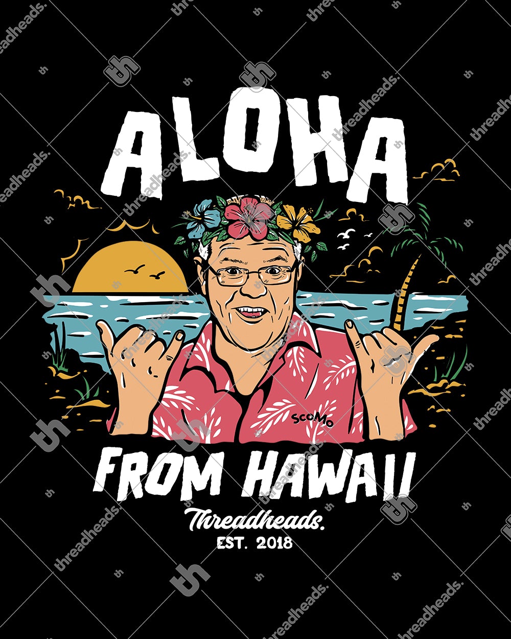 Aloha from Hawaii Hoodie Australia Online #colour_black