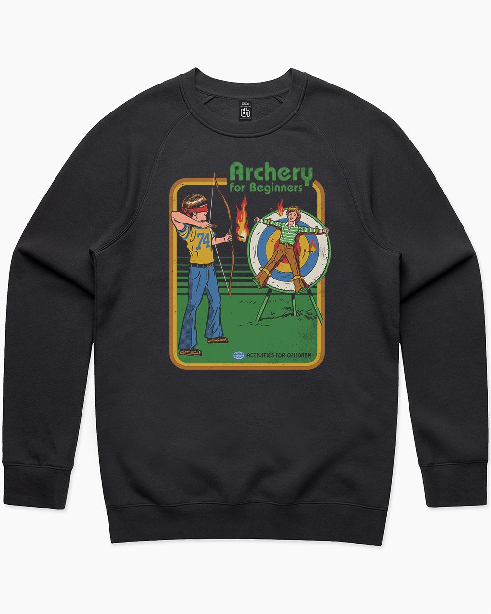 Archery for Beginners Sweater Australia Online #colour_black